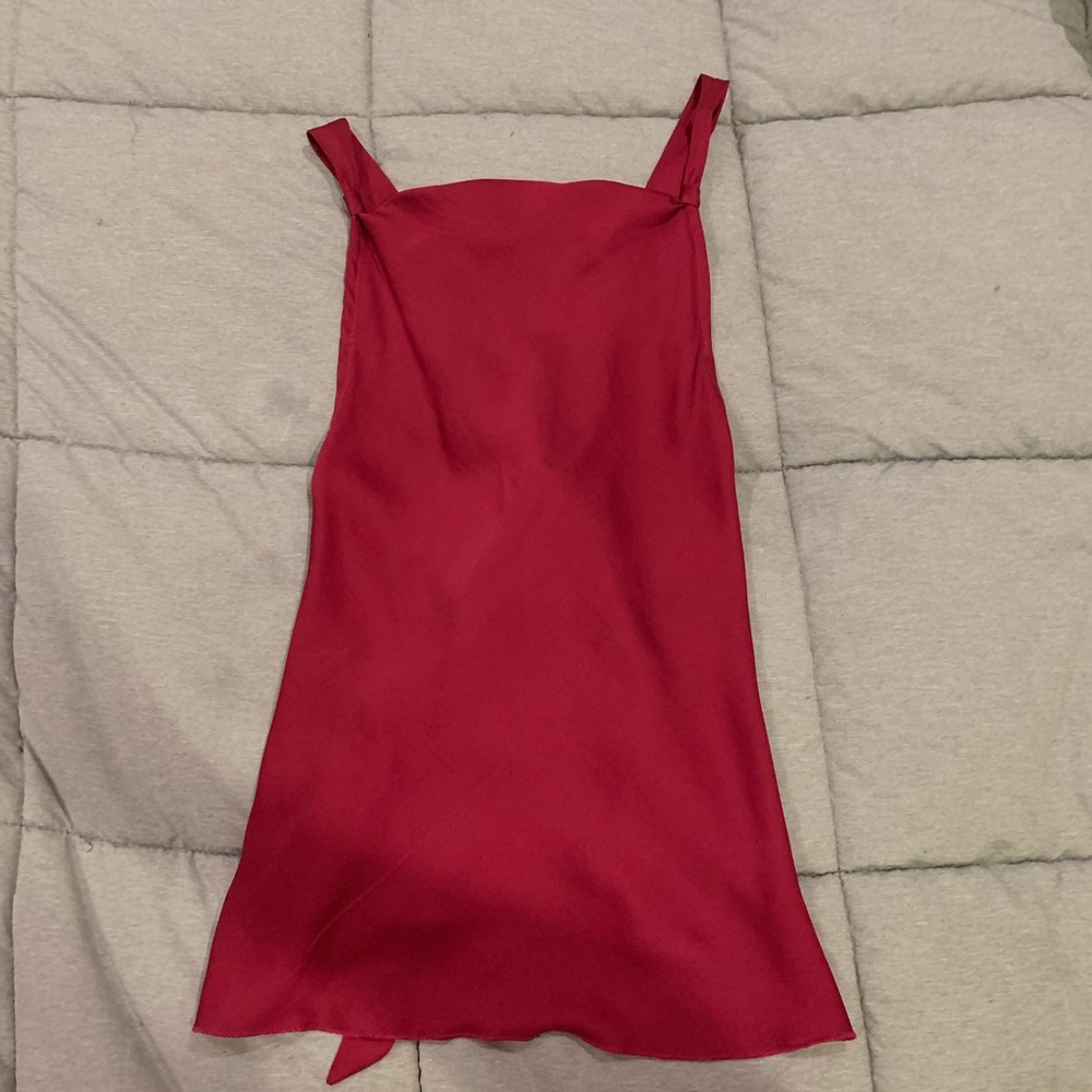 Free People Silky High Neck Top, S